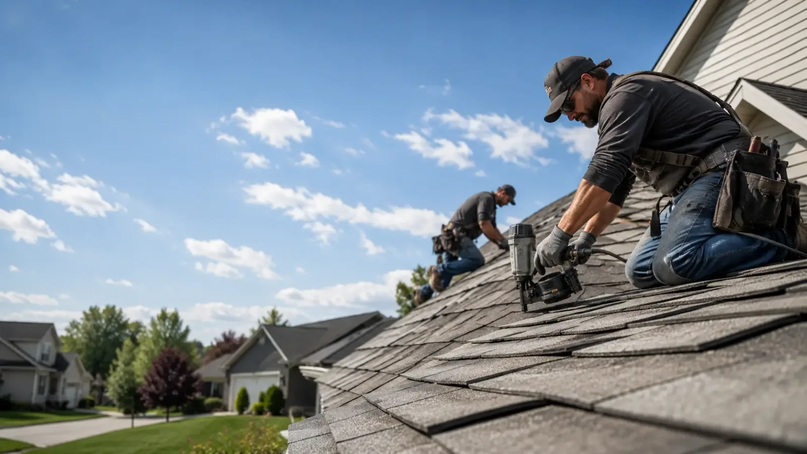 Storm Damage Roof Repair in Athens, IL near me
